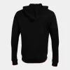 FINAL SALE - Олимпийка JOMA - TIGER V ZIP-UP HOODIE BLACK BURGUNDY 