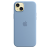 iPhone 15 Plus Silicone Case with MagSafe - Winter Blue 