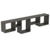 купить Полка декоративная Trendy Amanos-Antracit 120x32x17cm (GTR005422) в Кишинёве 