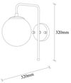 cumpără Candelabru de perete Trendy Lampa de perete Viran-10940 15x32x32cm în Chișinău 