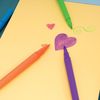 купить Набор для творчества As Kids 1038-11041 Happi Hobbi Art Journal Neon Markers в Кишинёве 