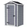 купить Садовый сарай Keter 57720 Manor 4x3, 129x103x196cm, gri/alb в Кишинёве 