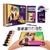 купить Набор для творчества Okto 20055 Tablou 3D pe numere din plastilină aerată Air Clay 29x29cm: Pisica Poznașă в Кишинёве 
