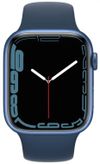 купить Смарт часы Apple Watch Series 7 GPS 45mm Blue Aluminium Case with Abyss Blue Sport Band MKN83 в Кишинёве 