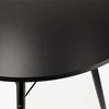 cumpără Mobilier pentru grădină Jumi CM-354166 Masa rotunda MDF, 60x60x74cm, stil scandinav, Negru/Negru în Chișinău 