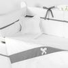 купить Детское постельное белье PernaMea Set lenjerie 8 piese Elegance Gri (PM.100102/3) в Кишинёве 