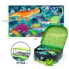 купить Головоломка Mideer MD3026 Puzzle în valiză Era dinozaurilor, 104 elem. в Кишинёве 