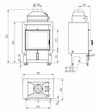 Каминная топка HOXTER HAKA 63/51W(63/51WI) - с водяным теплообменником.