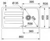 купить Мойка кухонная Franke 114.0489.934 Fragranite AZG 611-86 Nero в Кишинёве 