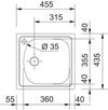 cumpără Chiuvetă bucătărie cu bateria Franke 101.0636.525 ETN 610-36 + Basic Crom în Chișinău 