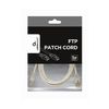 cumpără 1m FTP Patch Cord Gray PP22-1M, Cat.5E, Cablexpert, molded strain relief 50u" plugs în Chișinău 