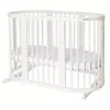 cumpără Pătuț Ingvart 1729001 9in1 Smart Bed Rotund Milky (transformabil), 72x72x120cm în Chișinău 