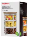 купить Контейнер для хранения пищи Ardesto AR1203CB Midori 3 buc 400ml в Кишинёве 