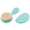 cumpără Set pentru îngrijirea bebeluşului Roxy Kids RBH-003 Расческа и щетка мягкая, ворс из овечьей шерсти, голубой în Chișinău 