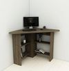 cumpără Masă de birou Trendy Corner, Nuc, 80x74x80cm în Chișinău 