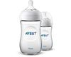Набор бутылочек Philips AVENT Natural c силиконовой соской (1+ мес) 260 мл x 2 шт 