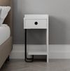 cumpără Noptieră Trendy Sirius Dreapta, Alb, 32x61x30cm (GTR001514) în Chișinău 