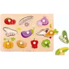 купить Головоломка Tooky Toy R25 /23 (43154) Деревянный пазл с овощами TY855 в Кишинёве 