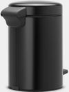 купить Урна для мусора Brabantia 11 33 21 NewIcon 3L, Matt Black в Кишинёве 