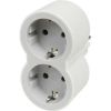 cumpără Adaptor electric Legrand 694516 Fisa-Bloc Multipriza 2x2P+T(Frontala),Alb-Gri în Chișinău 