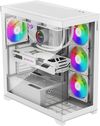 купить Корпус для ПК Xilence X818.W.ARGB Xilent White Gleam, ATX Case, without PSU в Кишинёве 