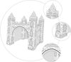 купить Набор для творчества Woopie Art&Fun Creative Castle (White/Black) в Кишинёве 