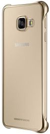купить Чехол для смартфона Samsung EF-QA310, Galaxy A3 2016, Clear Cover, Gold в Кишинёве 