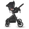 cumpără Сărucior pentru copii Coccolle Ago Diamond black, 3in1 cu landou transformabil în Chișinău 