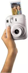 купить Фотоаппарат моментальной печати FujiFilm Instax Mini 12 Clay White + Film Mini 2x10 в Кишинёве 