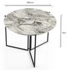 купить Стол Trendy Yaprak-1203, 100x72x100cm в Кишинёве 