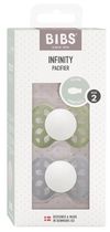 cumpără Suzetă BIBS 165111 Set 2 suzete anatomice din silicon Couture Glow Sage/Cloud (0-6 luni) în Chișinău 