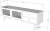 купить Тумба напольная для TV Trendy Patara-180, 180x60x40cm (GTR000266) в Кишинёве 