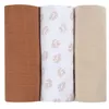 купить Аксессуар для пеленания Beaba B920346 Set 3 Museline bumbac organic 70x70 cm в Кишинёве 