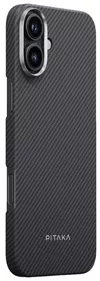 купить Чехол для смартфона Pitaka Ultra-Slim Case for iPhone 16 Plus Black/Grey (KI1601MA) в Кишинёве 