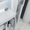 cumpără Dulap penal Bayro Positano 350x1900 универсальный, белый мат în Chișinău 