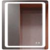 купить Зеркало для ванной Bayro Omega 700x800 LED touch c подогревом в Кишинёве 