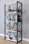 купить Офисный стеллаж Remaks 5 Shelf Metal White в Кишинёве 