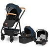 cumpără Сărucior pentru copii Lionelo Amber Blue Navy (3in1) în Chișinău 