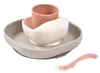 купить Посуда для кормления Beaba B913602 Set de masa silicon 4 piese Terracotta Gazelle в Кишинёве 
