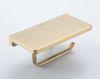купить Держатель бумаги Gappo G30803-3 Satin Gold (suport hartie WC cu raft) в Кишинёве 