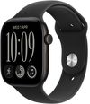 cumpără Ceas inteligent Apple Watch Series 12 GPS 46mm Black Aluminium Case with Black Sport Band S/M MJEK4 în Chișinău 