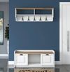 cumpără Mobilă pentru antreu Trendy P2- 636, Nuc, 120x45x40cm (GTR001438) în Chișinău 