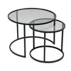 купить Журнальный столик Trendy Set masuta de cafea, Tokyo, Negru, 60x43x60cm в Кишинёве 