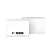 Whole-Home Mesh Dual Band Wi-Fi 6 System MERCUSYS, "Halo H80X(2-pack)", 3000Mbps, MU-MIMO,Gbit Ports 