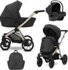 cumpără Сărucior pentru copii Kunert Carucior 2in1 BRAV Black în Chișinău 