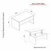 купить Журнальный столик Hanah Home Akilli White в Кишинёве 