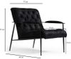 купить Кресло Trendy Matilda-Negru 80x85x75cm в Кишинёве 