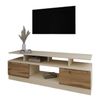 cumpără Comodă TV Smartex (16551) Т9 200cm TV Ivory+Stejar Inchis în Chișinău 