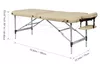 cumpără Masă de masaj Naipo MGBC-211H Cream 2 fold, Aluminium Feet în Chișinău 