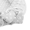 купить Гнездо для новорожденных New Baby 39072 Кокон с подушкой и покрывалом Minky Hearts grey в Кишинёве 